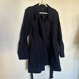 Tommy Hilfiger Navy Trench Coat
